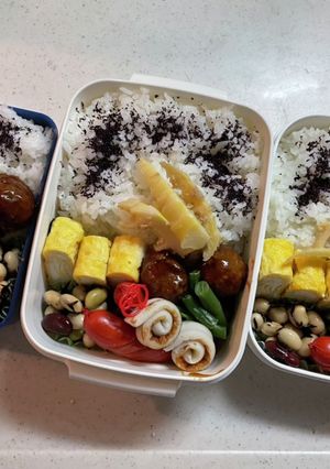学生弁当(2021.4.15)-レシピのメイン写真