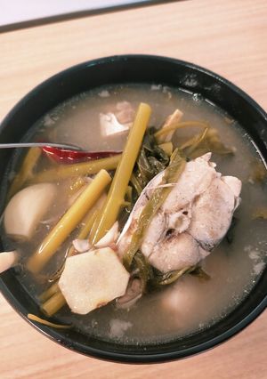 空芯菜スープសម្លម្ជូរត្រគួ-レシピのメイン写真