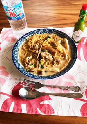 ZENBヌードルの豆乳クリームパスタ-レシピのメイン写真
