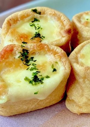 油揚げで♪はんぺんツナマヨチーズ焼き-レシピのメイン写真