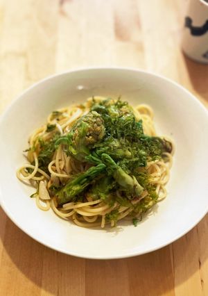 山と海の春の彩りパスタ-レシピのメイン写真
