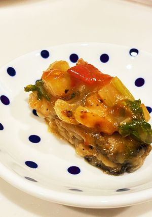 セロリとトマトと牡蠣焼くだけ-レシピのメイン写真