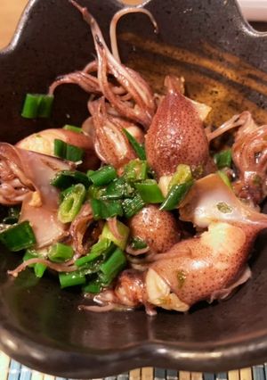 ホタルイカのニンニクバター醤油-レシピのメイン写真
