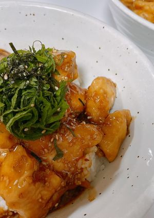 鶏もものごま照り丼-レシピのメイン写真