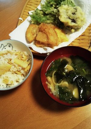 柔らかタケノコ味噌汁-レシピのメイン写真