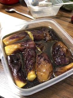 電子レンジでなすの煮浸し【作り置き】-レシピのメイン写真
