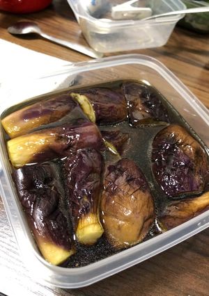 電子レンジでなすの煮浸し【作り置き】-レシピのメイン写真