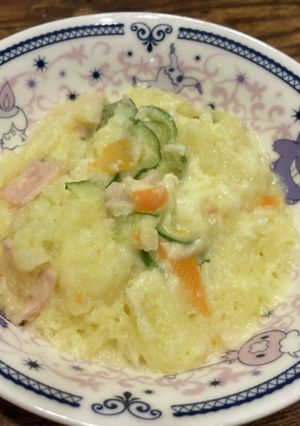 ポテサラは熱々で食べたい-レシピのメイン写真