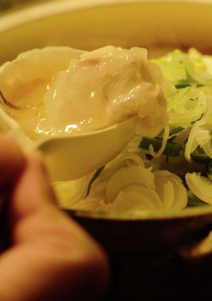 鶏むね肉がトロトロ！水晶鶏と出汁豆腐！-レシピのメイン写真