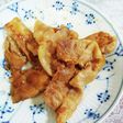 豚もも肉の甘辛味