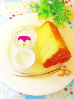 ふわふわ☆ヨーグルトシフォンケーキ♬-レシピのメイン写真