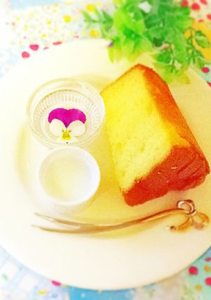 ふわふわ☆ヨーグルトシフォンケーキ♬-レシピのメイン写真