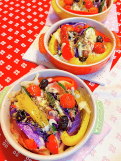 カラフル野菜のオーブン焼き-レシピのメイン写真