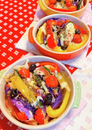 カラフル野菜のオーブン焼き-レシピのメイン写真