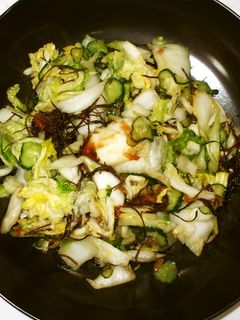 白菜の梅肉浅漬け♪簡単熱がこもる体質薬膳-レシピのメイン写真