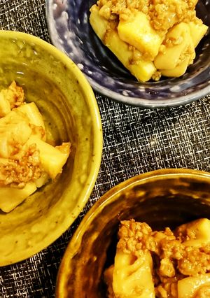 豚ひき肉天かすタケノコ炒め-レシピのメイン写真