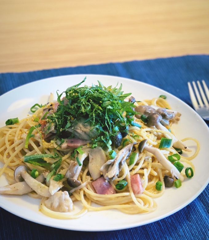 簡単!きのこたっぷり和風パスタ-レシピのメイン写真