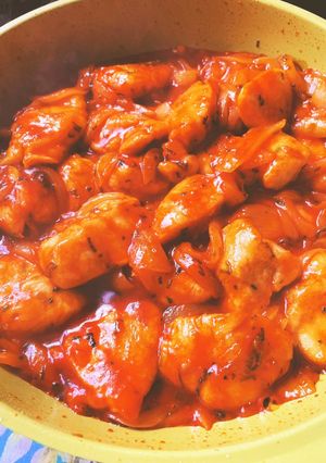 揚げないヤンニョムチキン-レシピのメイン写真