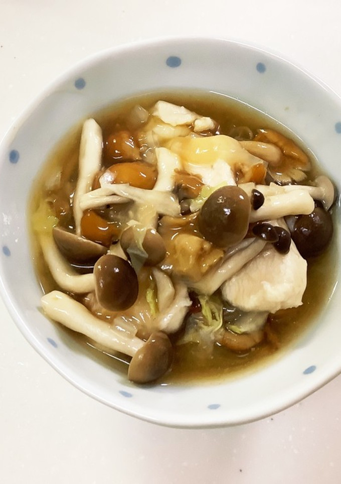 やわらか鶏むね肉ときのこのあんかけ風-レシピのメイン写真