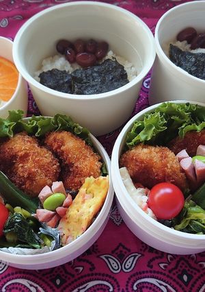 ❜21/4/16　コロッケ弁当-レシピのメイン写真