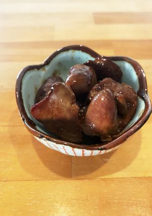 鶏レバーの甘酢煮-レシピのメイン写真
