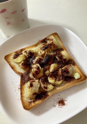 無限に食べられる◆ミロバナナトースト◆-レシピのメイン写真