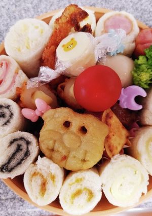 ロールサンド弁当-レシピのメイン写真