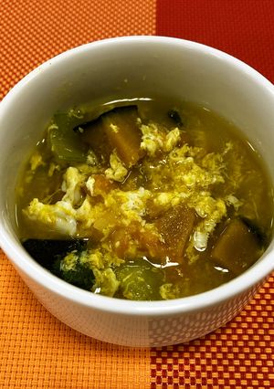 卵入りカレースープ-レシピのメイン写真