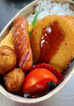 コロッケ弁当-レシピのメイン写真