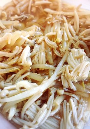 もやしとえのきの麺つゆ煮-レシピのメイン写真