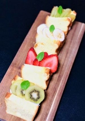 ヨーグルトクリームのシフォンケーキサンド-レシピのメイン写真