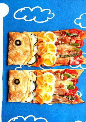 こいのぼりパン-レシピのメイン写真