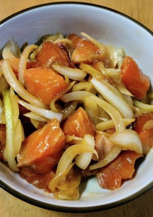 サーモンわさび醤油和え☆-レシピのメイン写真