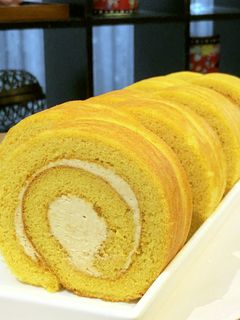グルテンフリー!きな粉ロールケーキ-レシピのメイン写真