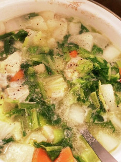 カブと鶏肉のスープ-レシピのメイン写真