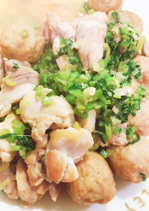 鶏と肉団子炒め-レシピのメイン写真
