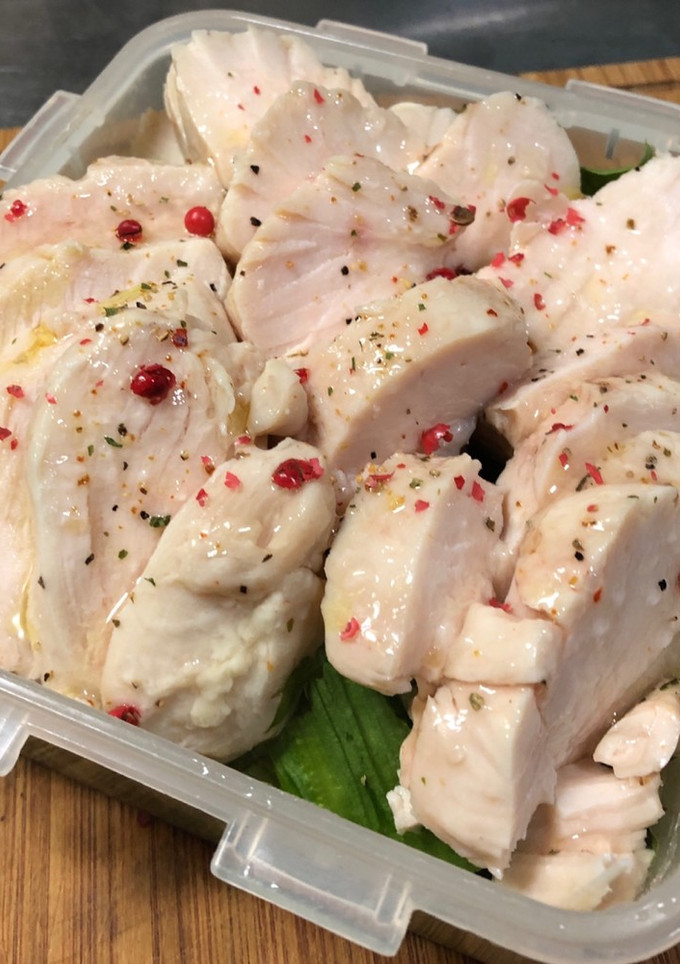 もっと簡単しっとりサラダチキン-レシピのメイン写真