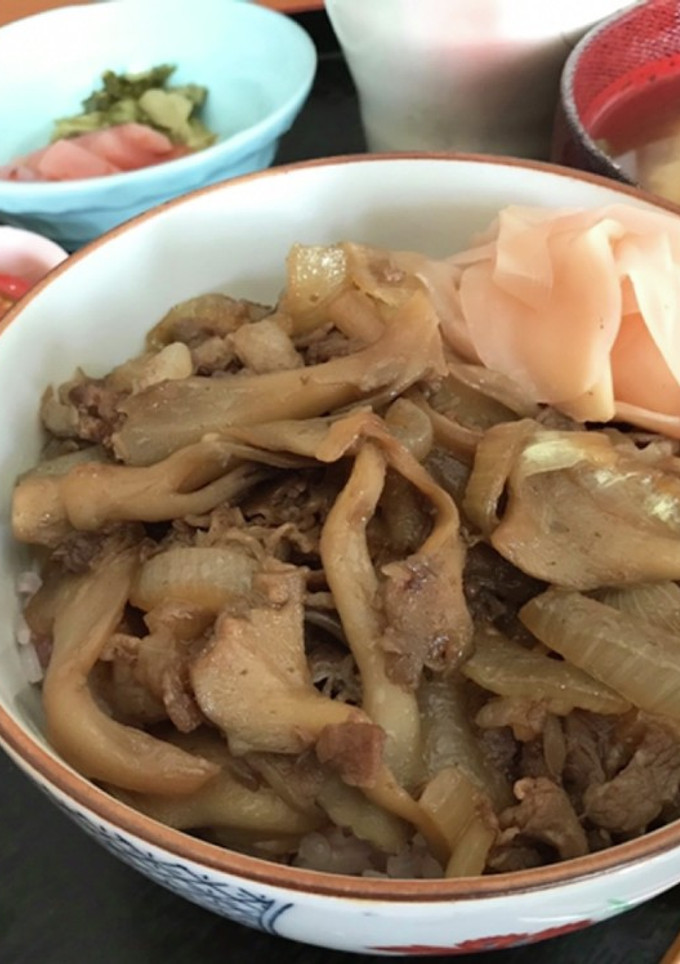 新玉ねぎと舞茸のヘルシー牛丼♡牛丼弁当-レシピのメイン写真