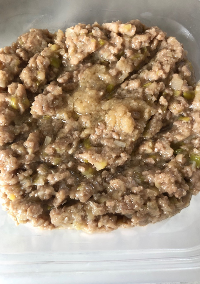 お弁当用豚挽肉味噌丼の具作り置き-レシピのメイン写真