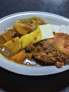 サーモンフライチーズカレーライス-レシピのメイン写真