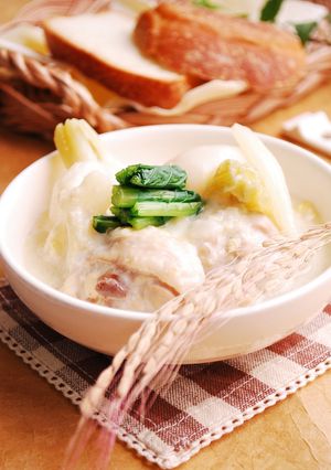 鶏肉とかぶの雑穀ミルクスープ-レシピのメイン写真