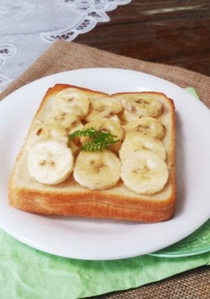 ほんわか♪蜂蜜クリチバナナトースト-レシピのメイン写真