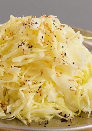 無限⭐︎おいしい千切り酢キャベツ-レシピのメイン写真
