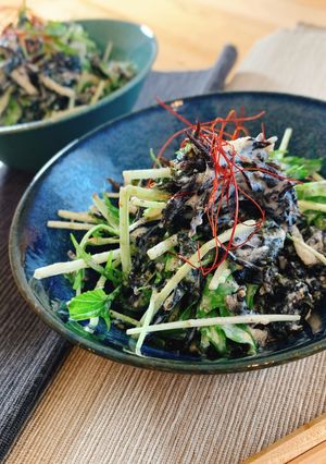 乾物オールスターズと水菜の白和え-レシピのメイン写真