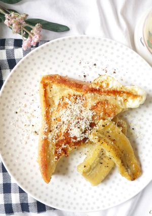 バナナとチーズのフレンチトースト♪-レシピのメイン写真