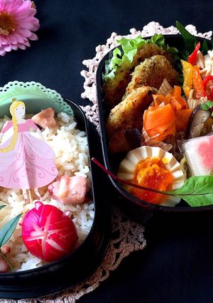 卯月16　タコ飯弁当-レシピのメイン写真