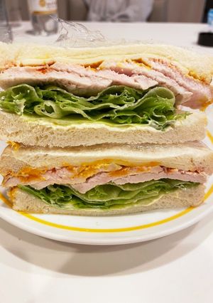 ヘルシー！サラダチキンサンド-レシピのメイン写真