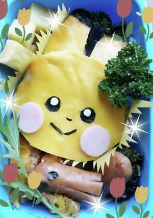 ピカチュウのキャラ弁 #キャラ弁-レシピのメイン写真
