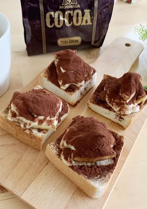 セブン食材で本格ティラミストースト-レシピのメイン写真
