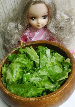 リカちゃん♡サラダ菜米油サラダ♪…˖*-レシピのメイン写真